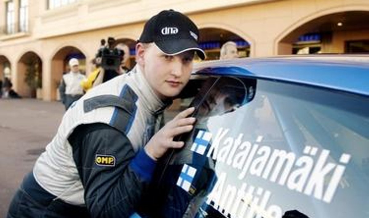 JWRC sarja piloot Kosti Katajamäki Monte Carlo rallil