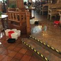 ВИДЕО: Ресторан Lido в таллиннском торговом центре Solaris затопило