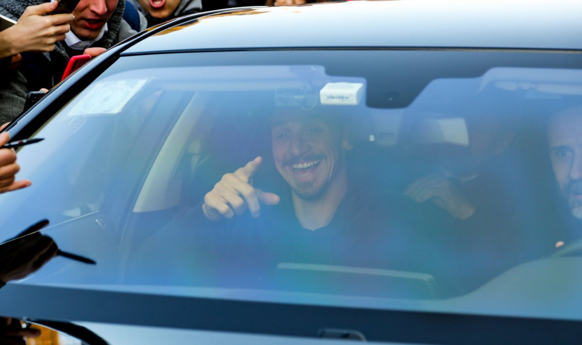 Zlatan Ibrahimovic saabub Milanosse