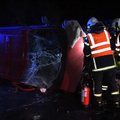 ФОТО и ВИДЕО | Тяжелое ДТП под Вильянди: столкнулись пять машин, четверо пострадавших доставлены в больницу