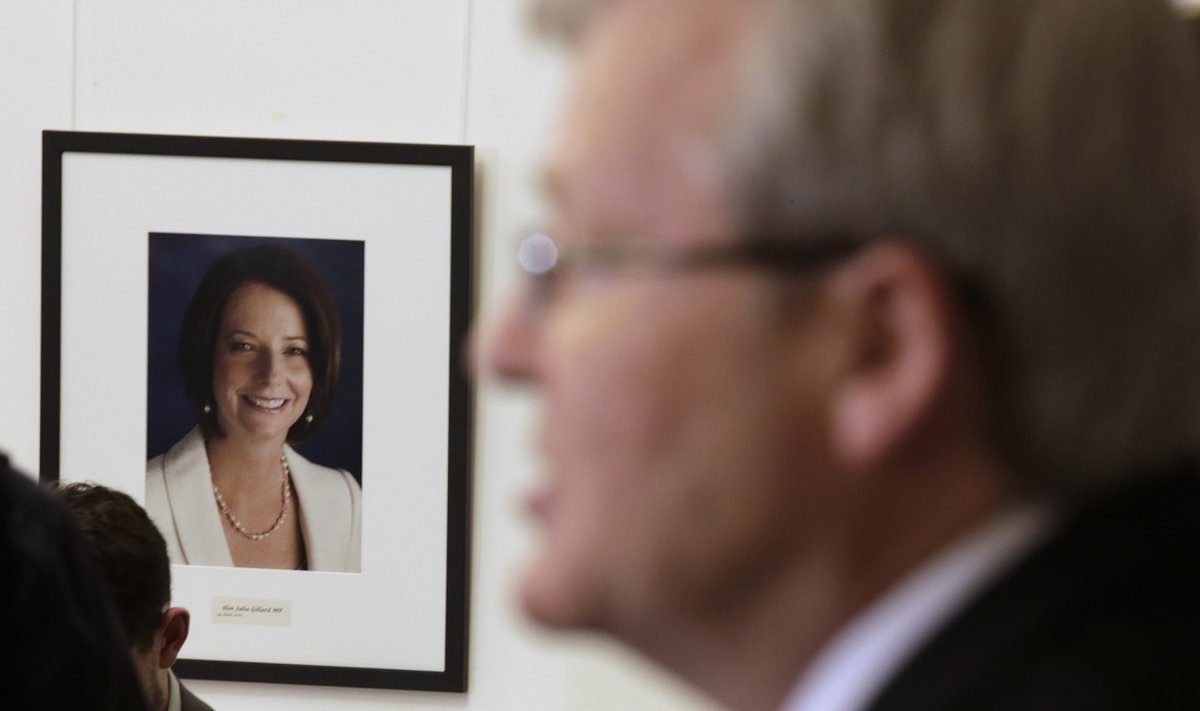 Kevin Rudd seljatas juhivalimistel Julia Gillardi