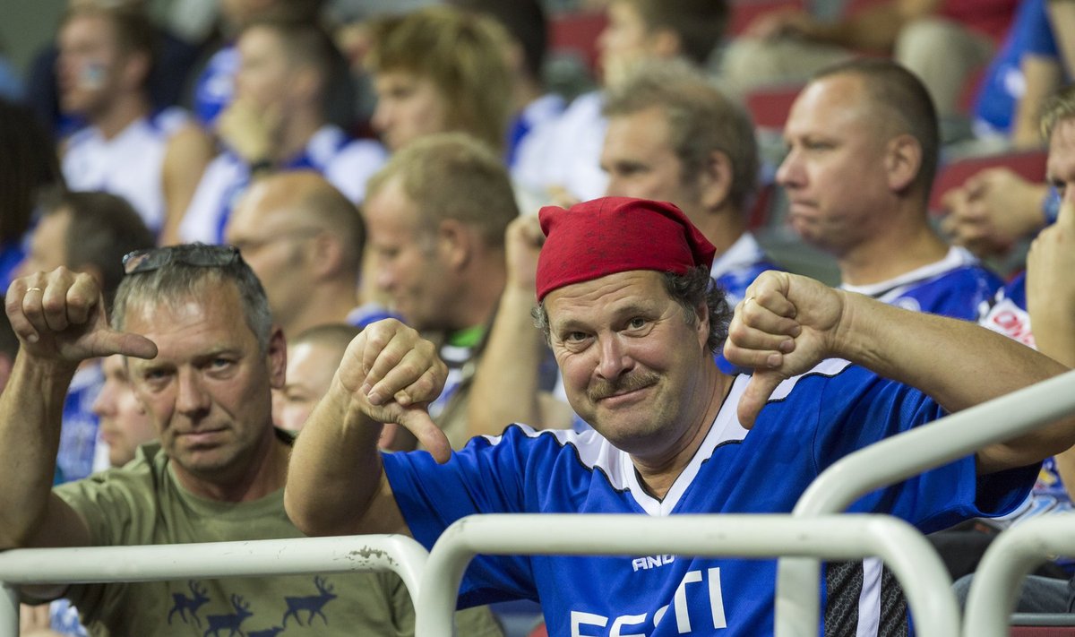 Eesti vs Belgia korvpall ja rahulolematud fännid