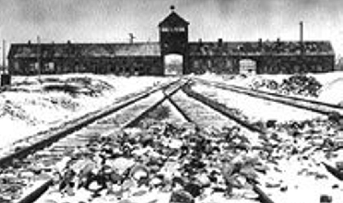 Auschwitzi koonduslaagri Â?SurmavÃ¤ravÂ? maailmasÃµja aegsel pildil.