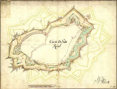 Tallinna muldkindlustiste kaart enne 1710. aastat