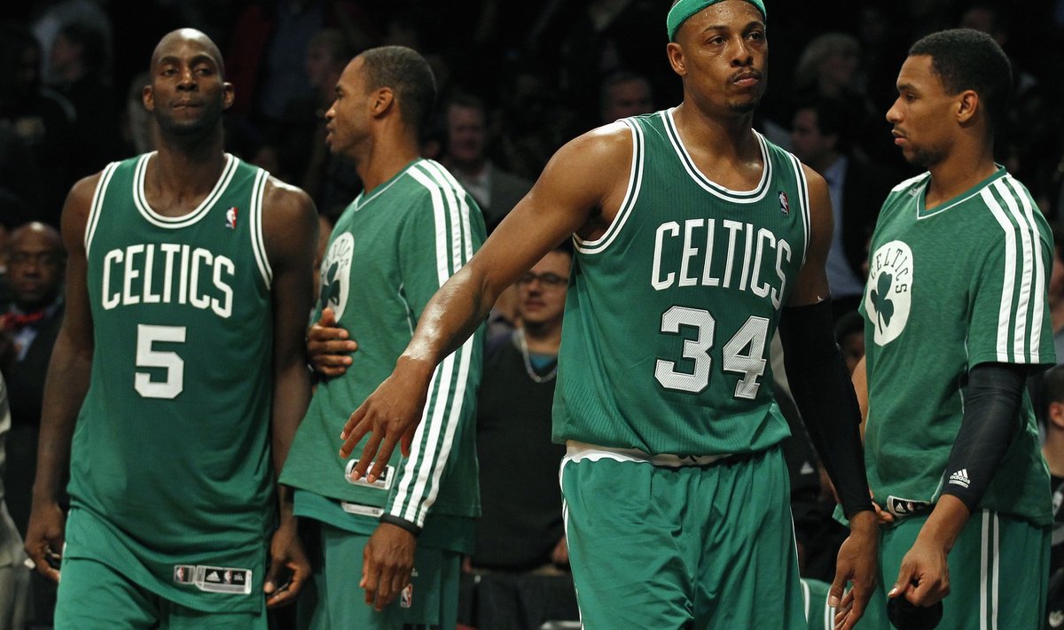 Boston Celticsi mornid ässad Paul Pierce ja Kevin Garnett 