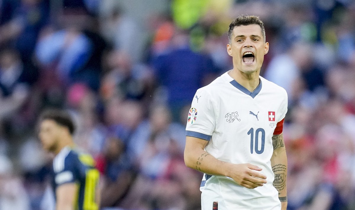 Šveitsi koondislane Granit Xhaka.