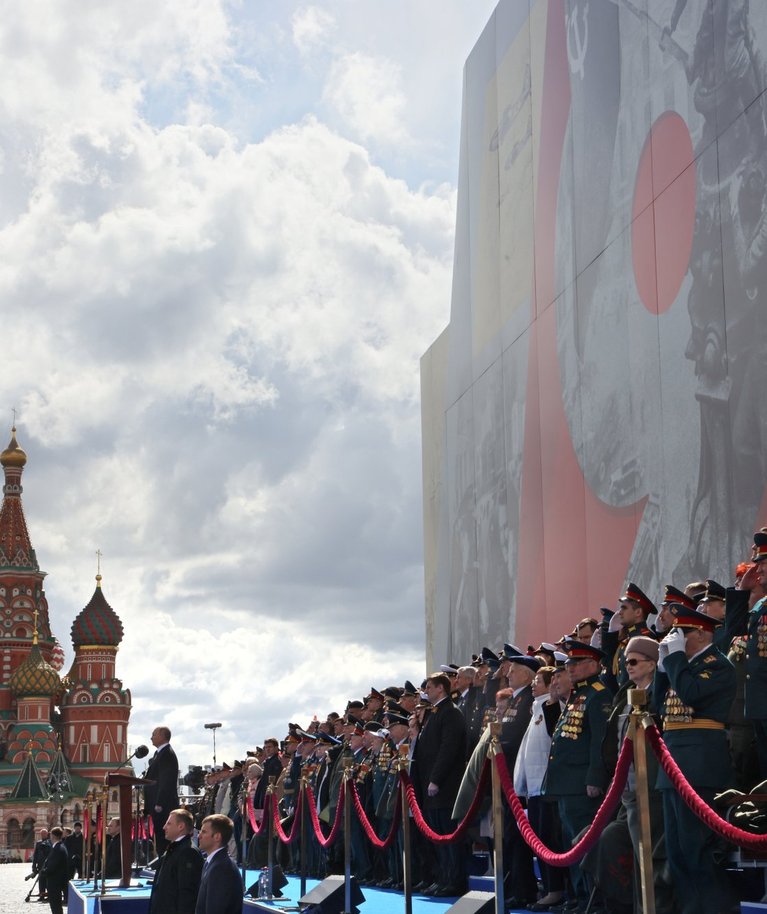 9. mai 2022 Punasel väljakul Moskvas.