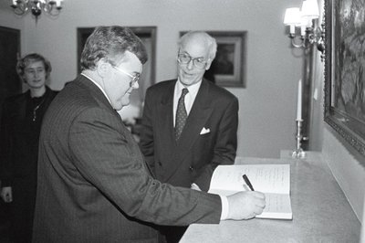 Edgar Savisaar ja Lennart Meri
