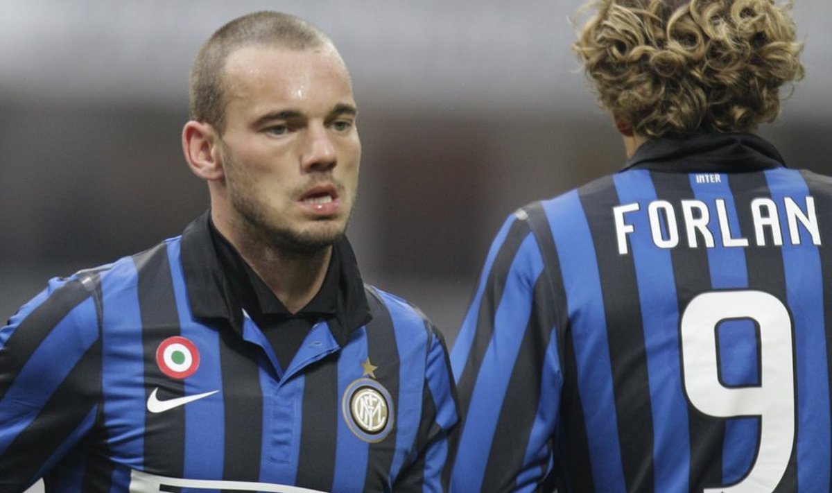 Diego Forlan, Wesley Sneijder, Milano Inter