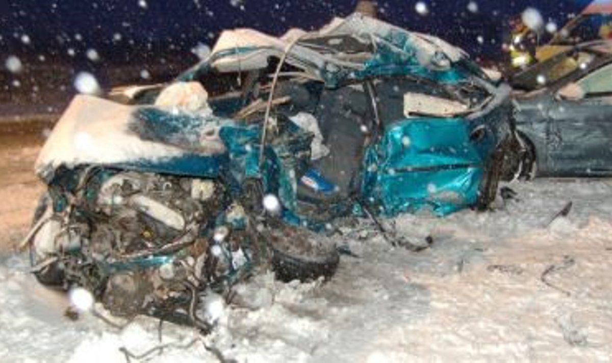 Liiklusõnnetus Tartu maanteel
