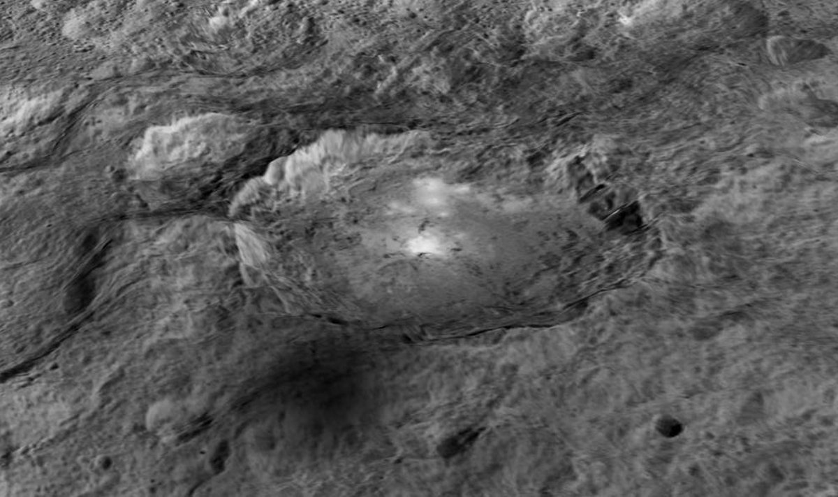 Eredate laikudega kraatrit Ceresel kutsub Dawni meeskond Occatori kraatriks.