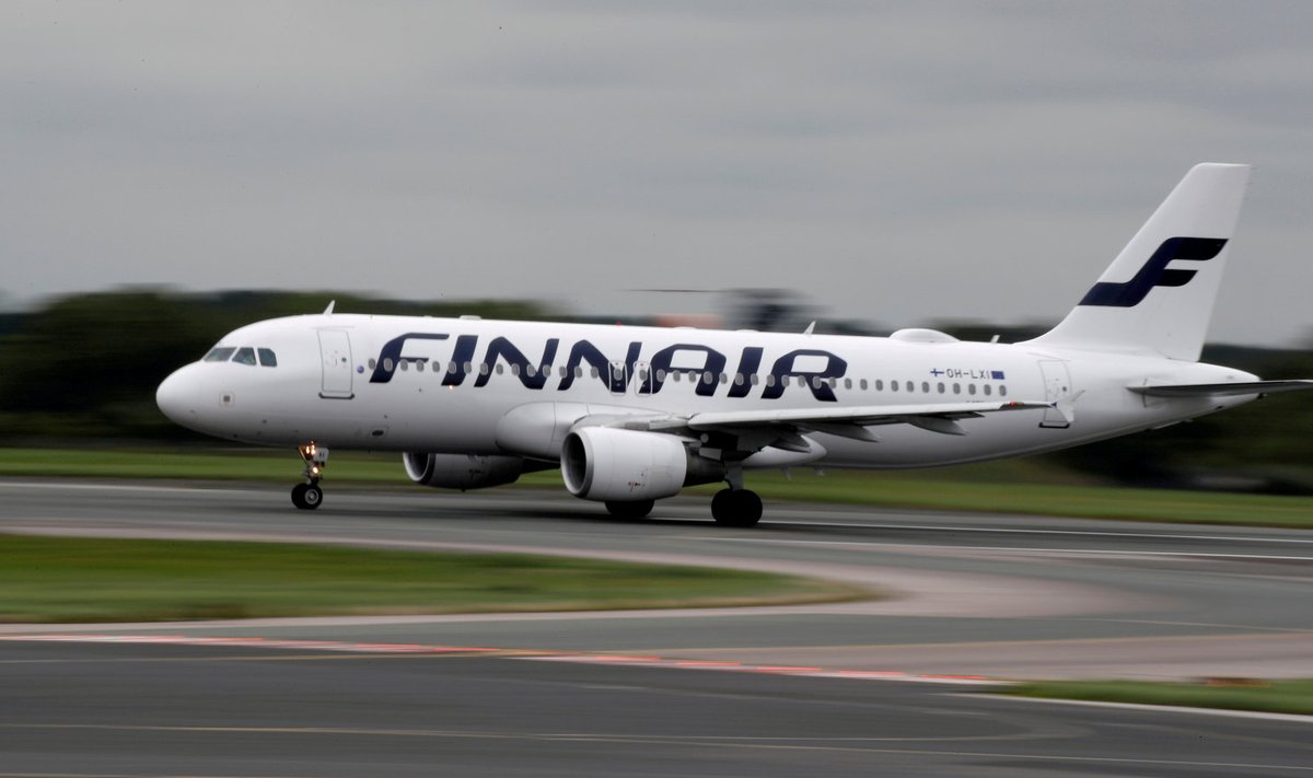 Finnairi lennuk valmistub stardiks