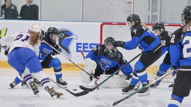 ВИДЕО | ЧМ по хоккею: женская сборная Эстонии в овертайме обыграла Сингапур