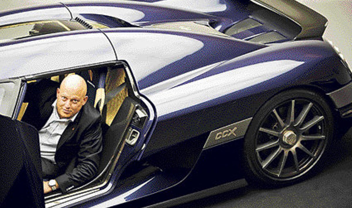 Koenigseggi autofirma asutaja Christian Koenigsegg.