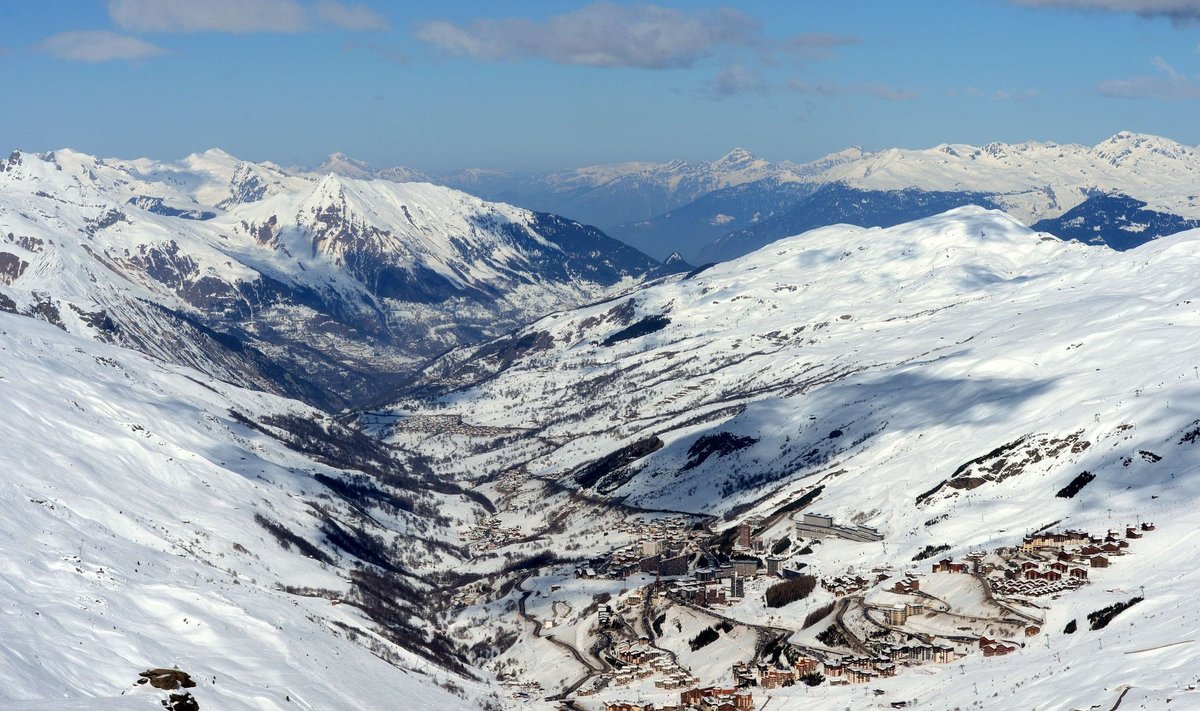 Val Thorens in the French Alps