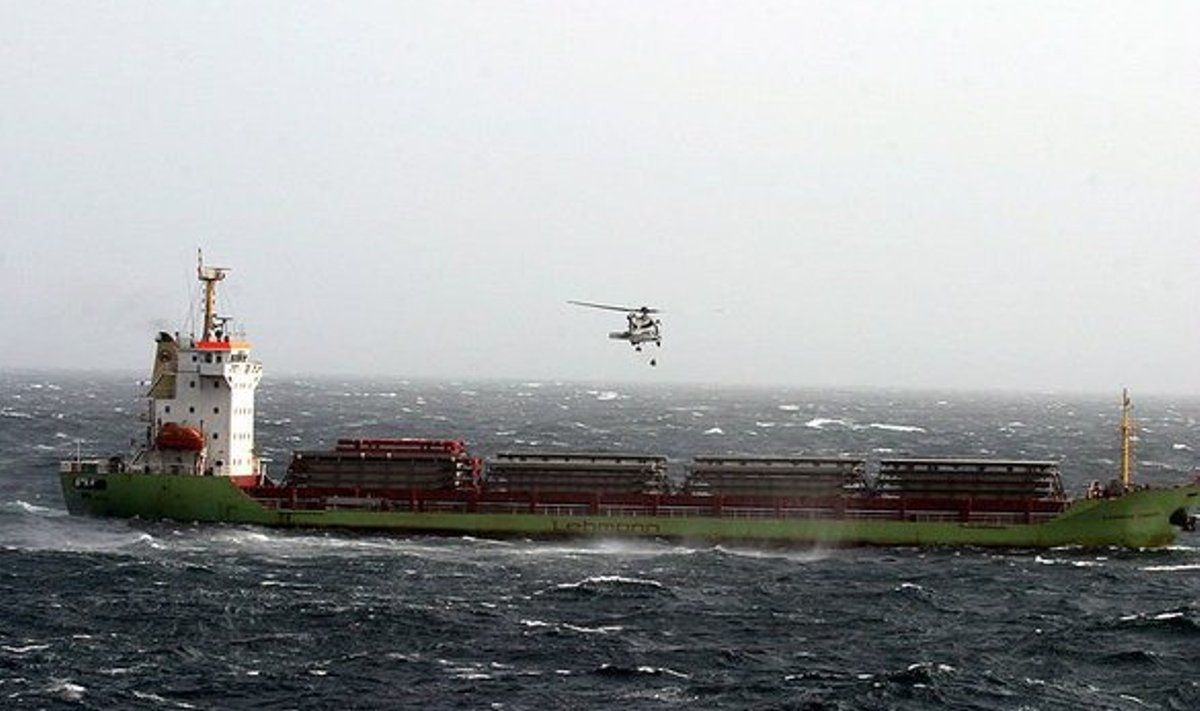Kaaperdatud laev "Lehmann Timber", mille üheks pantvangiks osutus eestlane Ardo Kalle
