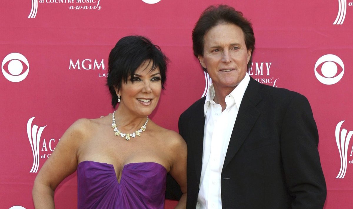 Bruce Jenner and wife Kris arrive at the 44th Annual Academy of Country Music Awards in Las Vegas