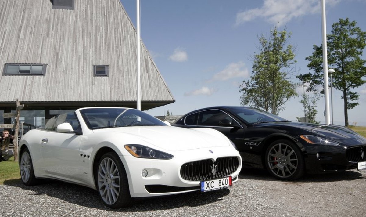 Ihaldusväärsed Maseratid kõrvuti. GranCabrio ja GranTurismo S