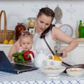 Emadel, kel on võimalik oma laste kõrvalt kodus tööd teha, on kohe eriliselt vedanud?