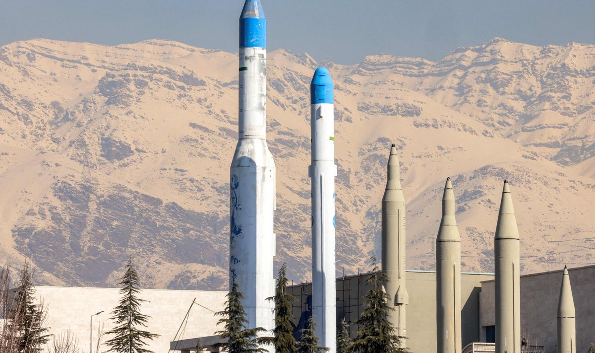 Iraani ballistiliste rakettide koopiad.