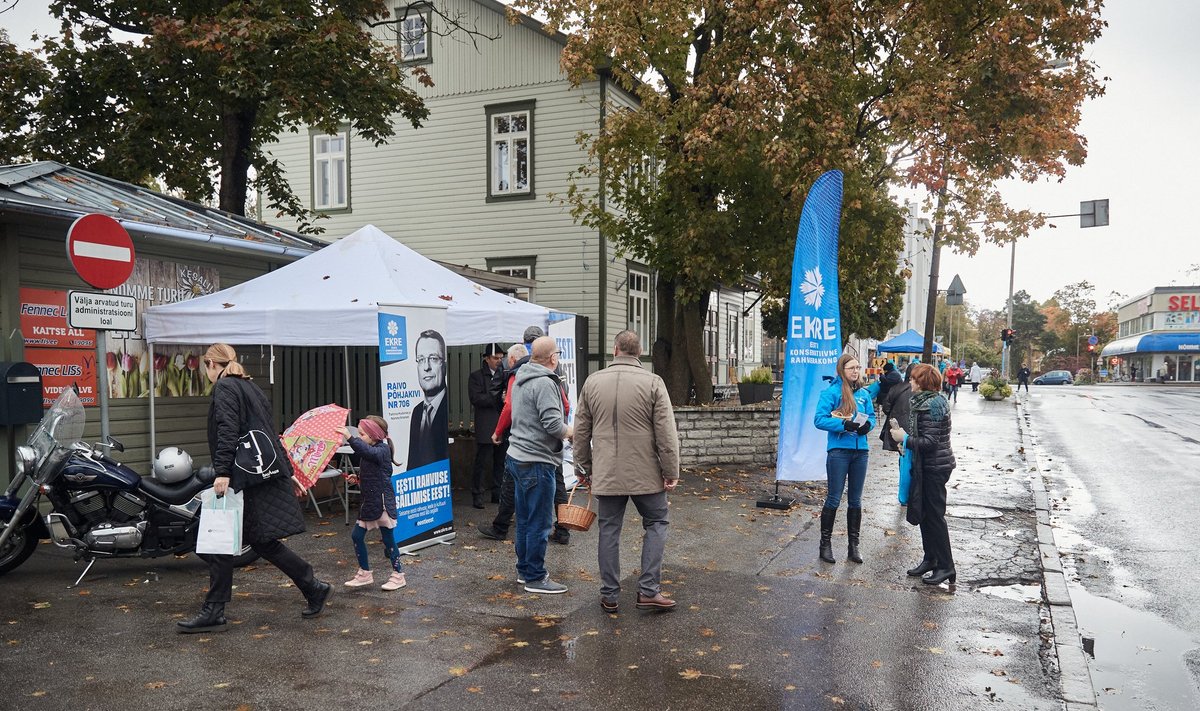 EKRE valimistulemus võib Tallinnas olla palju parem, kui oodatakse. Partei kõige nimekamad esindajad kandideerivad seekord just pealinnas.