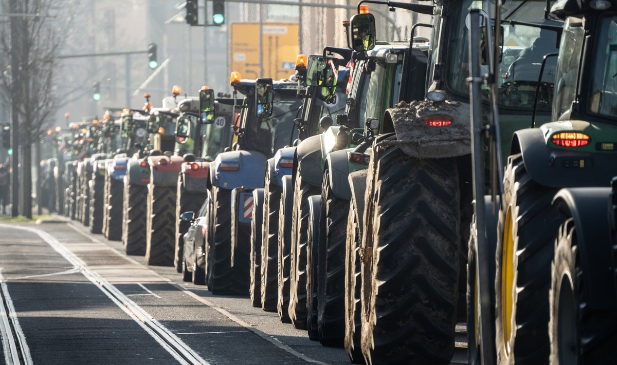 Põllumehed on nädalaid Saksamaa tänavatel oma masinatega protestinud.