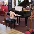 ВИДЕО | Настоящий маленький виртуоз! Смотрите, какой концерт устроила маленькая девочка в аэропорту Таллинна