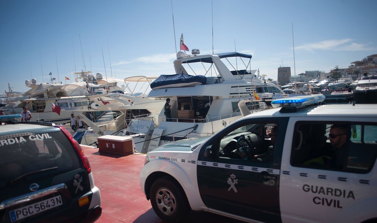 Vene maffia vastane operatsioon toimus Hispaanias ka Marbella sadamaalal.