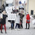 ФОТО | Противники коронавирусных ограничений собрались на Тоомпеа