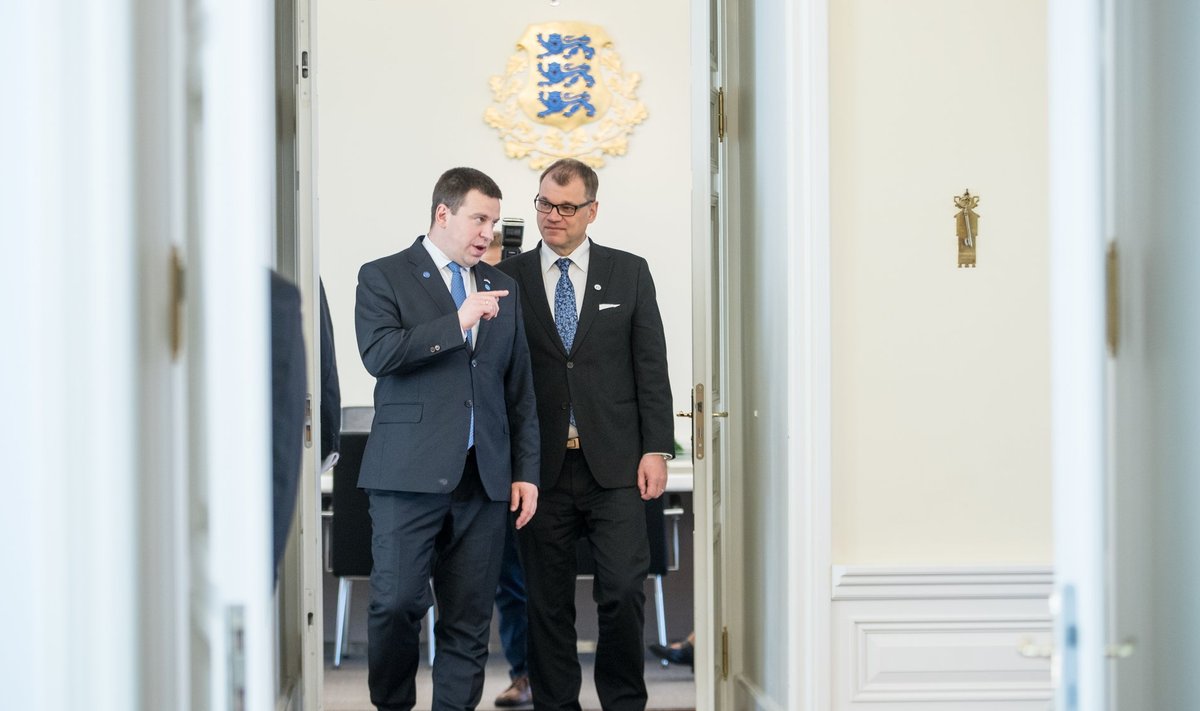 Eesti peaministri Jüri Ratase ja Soome peaministri Juha Sipilä kohtumine Stenbocki majas