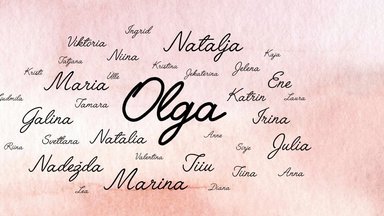 ТОП 100 | А вы знали? Смотрите, какие женские имена — самые популярные в Эстонии