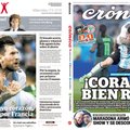 ESIKÜLGEDE ÜLEVAADE | Koondise edasipääsu kuulutavad Argentina ajalehed on uskumatult sarnased