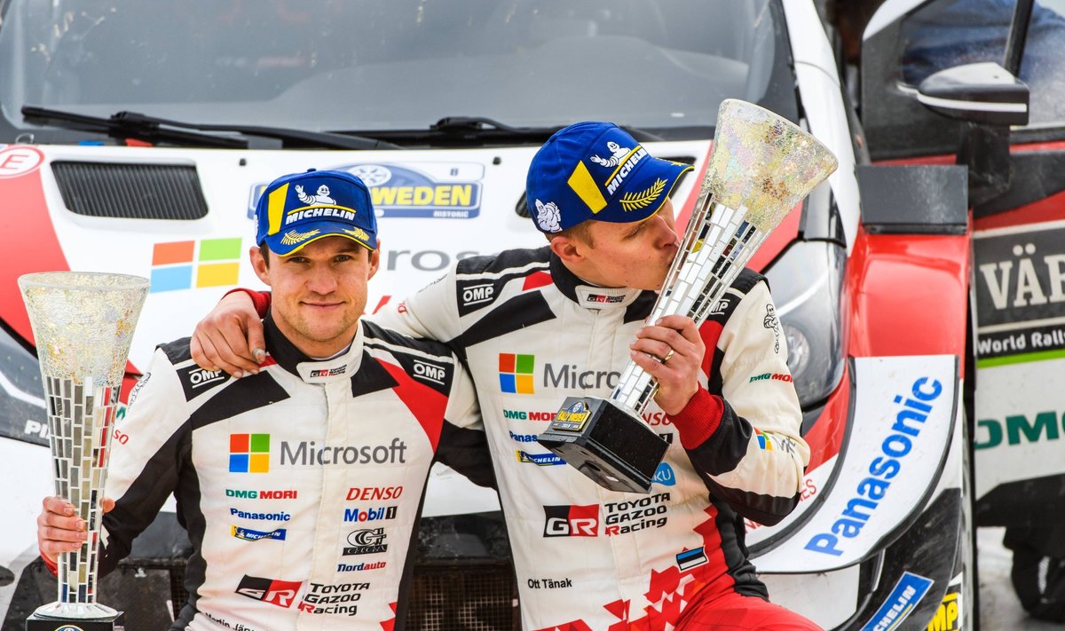 Martin Järveoja ja Ott Tänak krooniti 2019. aastal Toyota ridades maailmameistriks.