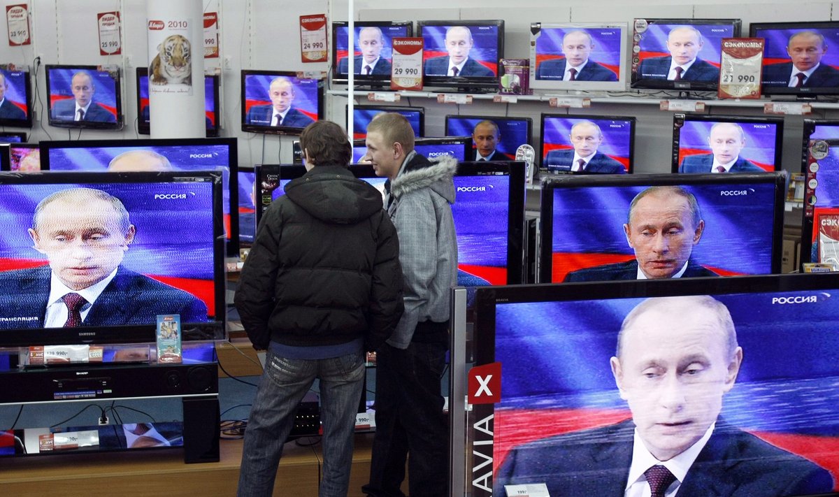 Putin teleriekraanil