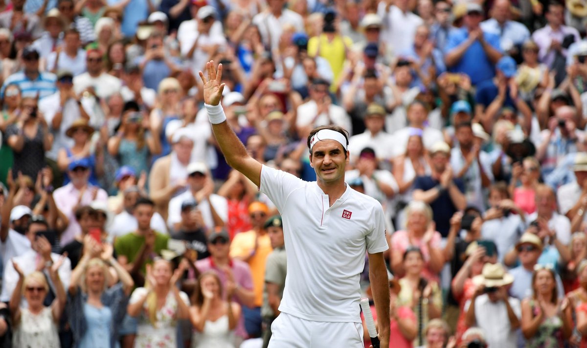 Wimbledoni ikoon Roger Federer