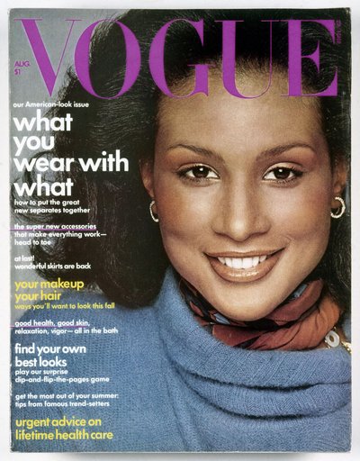 Beverly Johnson oli esimene mustanahaline modell Ameerika Vogue'i kaanel, aastal 1974