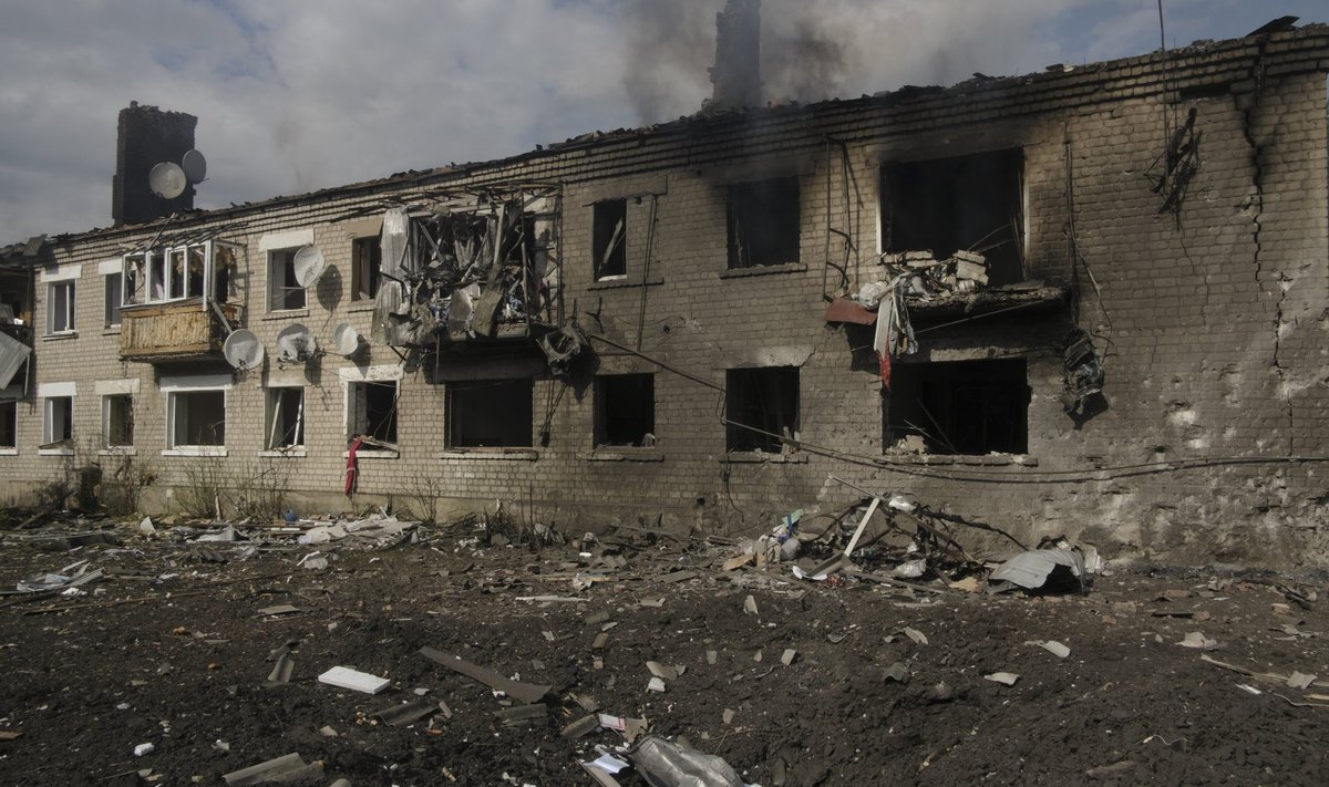 Разрушения в Волчанске (Харьковская область) после российских обстрелов в мае 2024 года