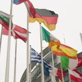 DELFI FOTOD: Euroopa parlamendi eest Strasbourgis kadus Eesti lipp