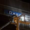 FOTOD | Danske Bank saadeti ööhämaruses Eestis ajalukku. Ka panga sildid võeti maha