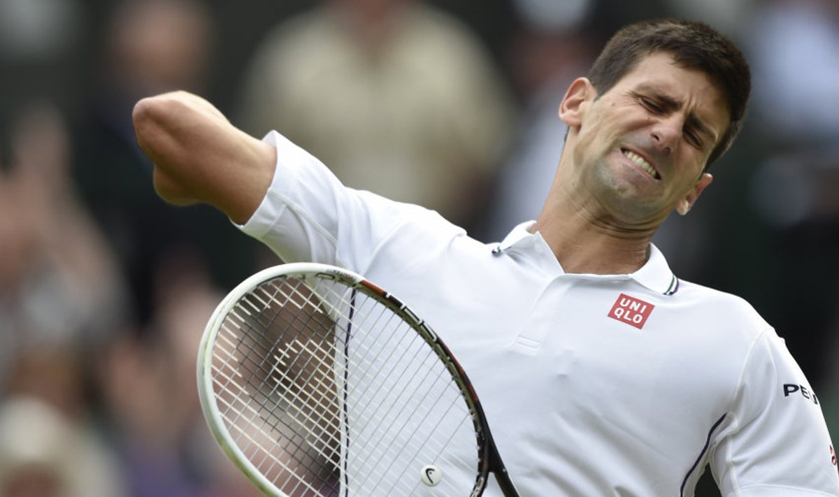 Novak Djokovic rõõmustab raske võidu üle
