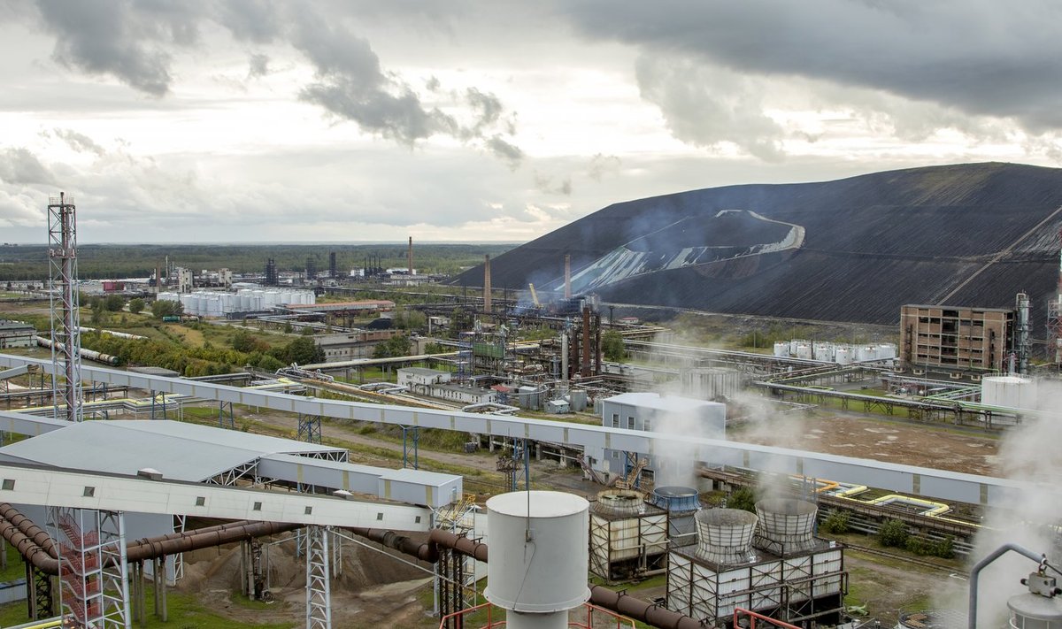 Kohtla-Järve Viru Keemia Grupi tööstusala.