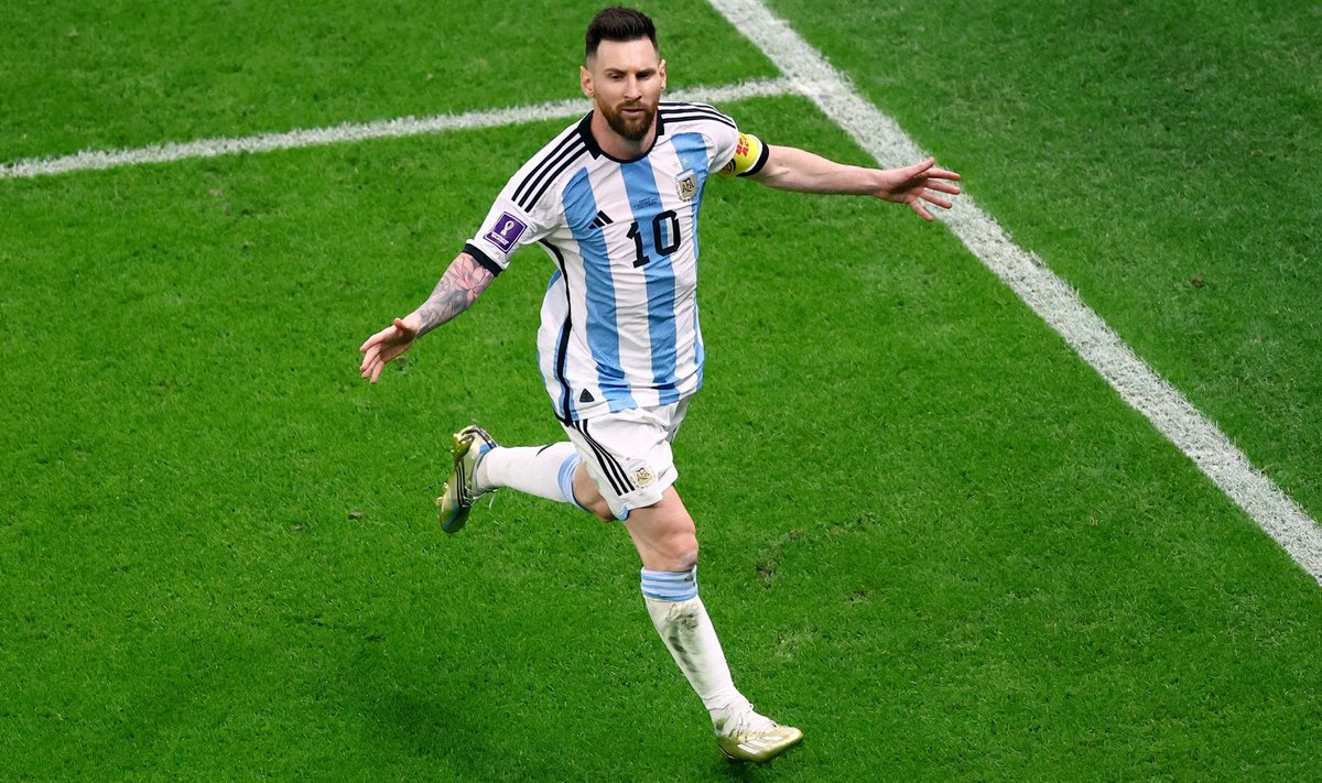 Lionel Messi viis Argentina 1:0 juhtima.