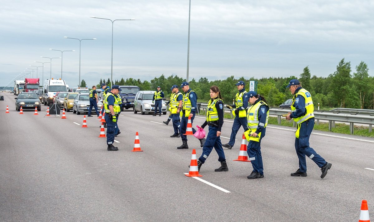 Politseireid Tallinna piiril