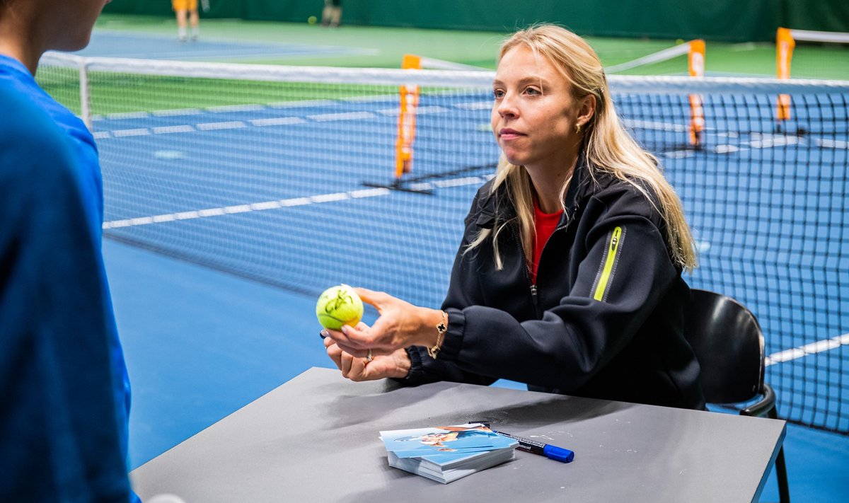 Anett Kontaveit kohtus WTA Tallinn Openi pallilastega