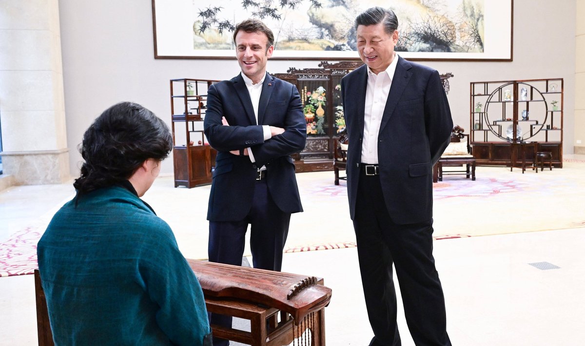 Macron ja Xi nautisid reedesel kohtumisel harmooniat.