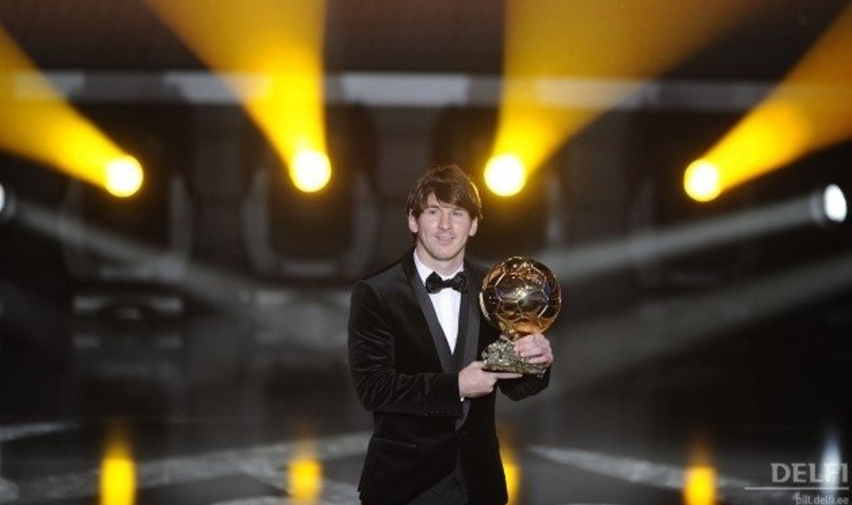 Maailma parim jalgpallur Lionel Messi prožektorite valguses
