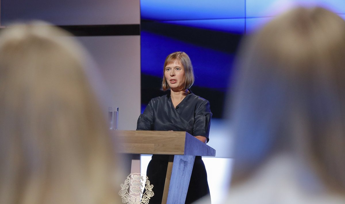 Kersti Kaljulaid ETV stuudios