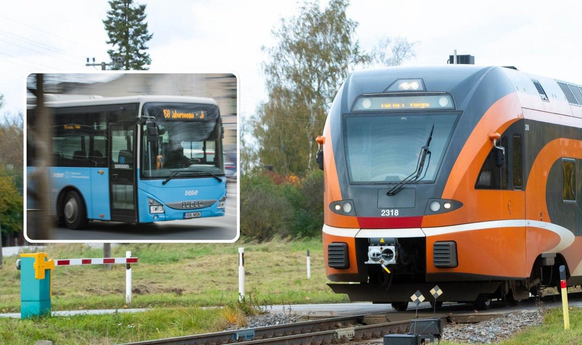 Bussijuht jäi allalastud tõkkepuude vahele ning rammis läbi tõkkepuu nii, et bussiklaasid purunesid, märkis lugeja. Foto on illustreeriv!