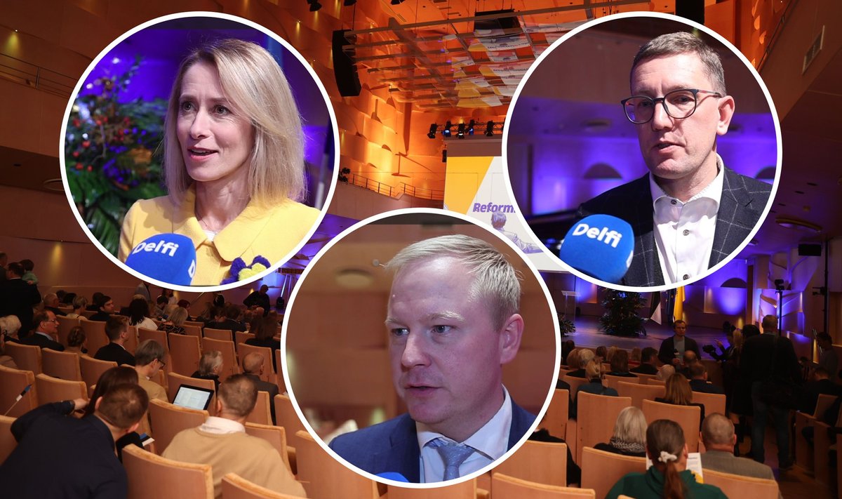 Kaja Kallas, Mart Võrklaev ja Kristen Michal