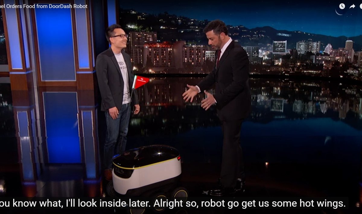 Starshipi robot Jimmy Kimmeli saates.